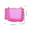 Stylish Transparent Box for Formal Occasions Fashionable and Durable Evening Bag Perfect for Parties and Weddings