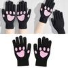 Warm Toe Bean Gloves Thick Stylish Mitten Gloves Full Finger Lovely Handwear Stylish Thicken Gloves for Girl Women
