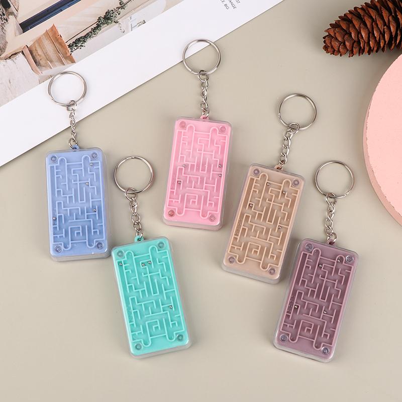 Calculatrice Numérique Portable Mini Calculatrice Labyrinthe Porte-clés Fournitures de Bureau