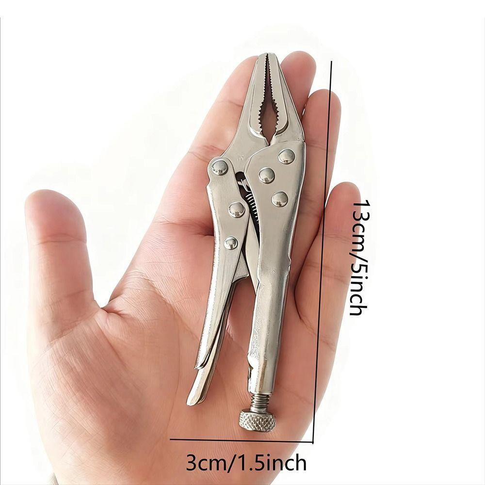 1Pcs Long Jaw Welding Clamp Pliers Chrome Vanadium Vise Grip Pliers  For Welding Metalwork