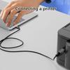 USB B USB3.0 Printer Adapter Type C to B Square Port Converter Connection Hard Disk Enclosure Copier Transfer Adapter