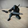 Funny Ninja Ornaments Decorations Multi-functional 3D Printing Warrior Ornaments Creative Desktop Accessory Desk Decoration