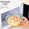 Heat Resistant Glass Bowl with Lid