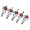 5pcs 90-Degree Angle Tapered Countersink Bit Carbide Tipped Self Tapping Screw Bit  Hole Drilling