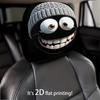 2 Stück Universelle Auto-Sitzbezüge Weihnachtsmann Atmungsaktive Auto-Kopfstützenbezüge Elastische Staubdichte Auto-Sitz-Kopfstützen