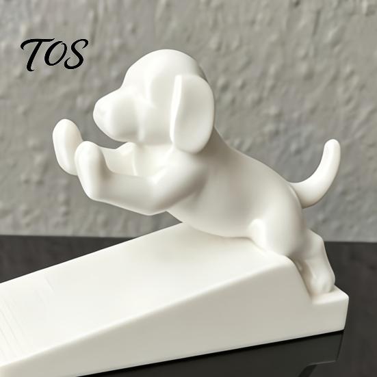 Waterproof Dirt Resistant Door Wedge 3D Printed Cartoon Dog Stopper, Cute Animal Holder, Puppy Doorstop Non-Slip for Floor Wall Protection Home Decor