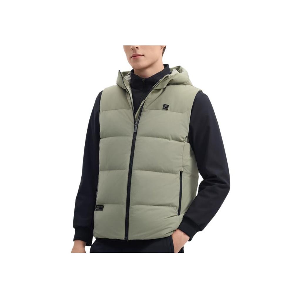 New FILA Vest Men's Pea Puree Green F11M443912FGN