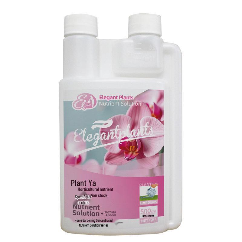 Orchid Nutrient Solution: Promotes Flower Spikes, Treats Yellow Leaves, Black Spots & Root Rot, Encourages Flowering with Special Fertilizer
