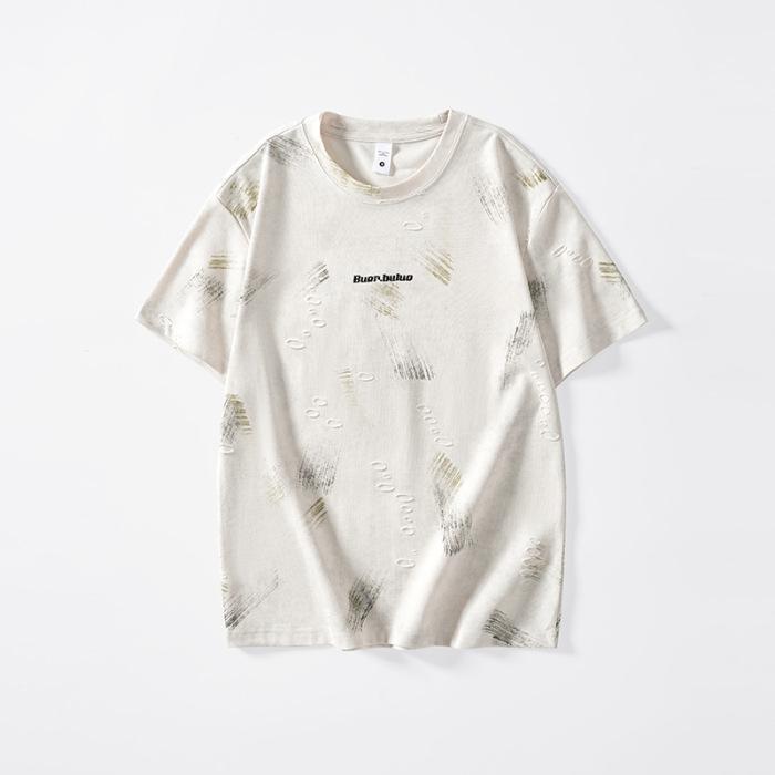 

Short-sleeved T-shirt Men s Summer New Large-size Clothes Tops and T-shirts 4XL