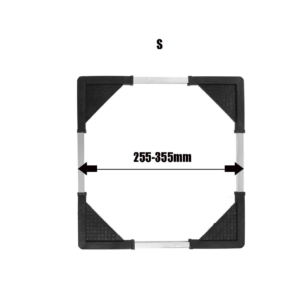 Regulowana Podstawa Pod Pralkę Lodówkę Postument Pod Pralkę Podwyższony Stojak Z Kółkami Trwały Wygodny Szybki Montaż