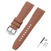 20mm 22mm Soft Silicone Strap for Swatch for Omega MoonSwatch Waterproof Watchband High Quality Curved End Rubber Watch Bracelet