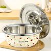 Förberedelse Salladsskålset Stapelbar Flott sil Sköljbar Blandskålar med lock Köksredskap