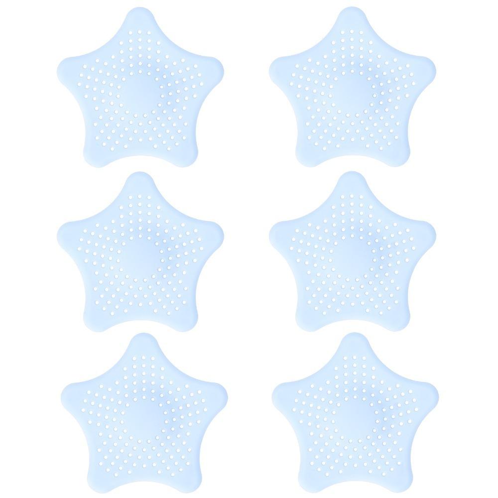 6Pcs Starfish & star shape Sink Filter Anti-clogging Filter Kitchen sink filtration 6Pcs