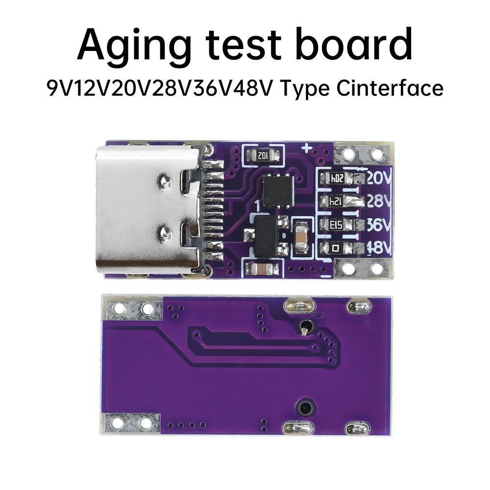 PD3.1 PD3.0 QC3.0 Fast Charging Protocol Decoy Aging Test Board Module 9V 12V 20V 28V 36V 48V Interface Type C Module
