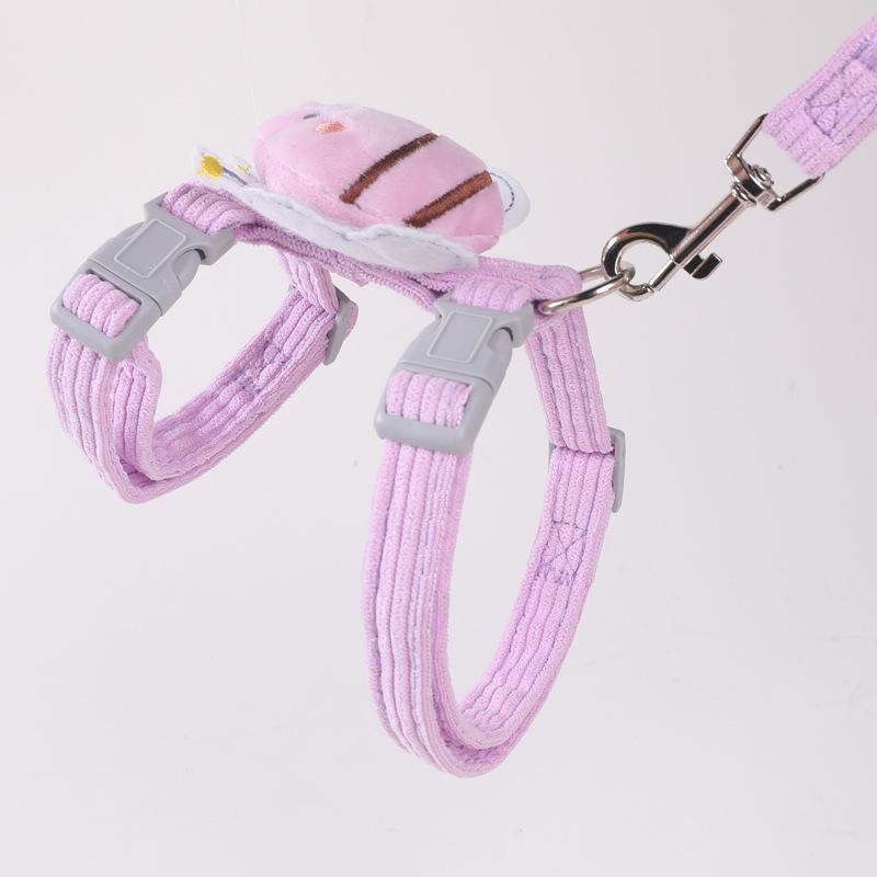 I-shaped Cat Leash To Prevent Lost and Bee-walking Cat Leash To Prevent Kittens From Breaking Free