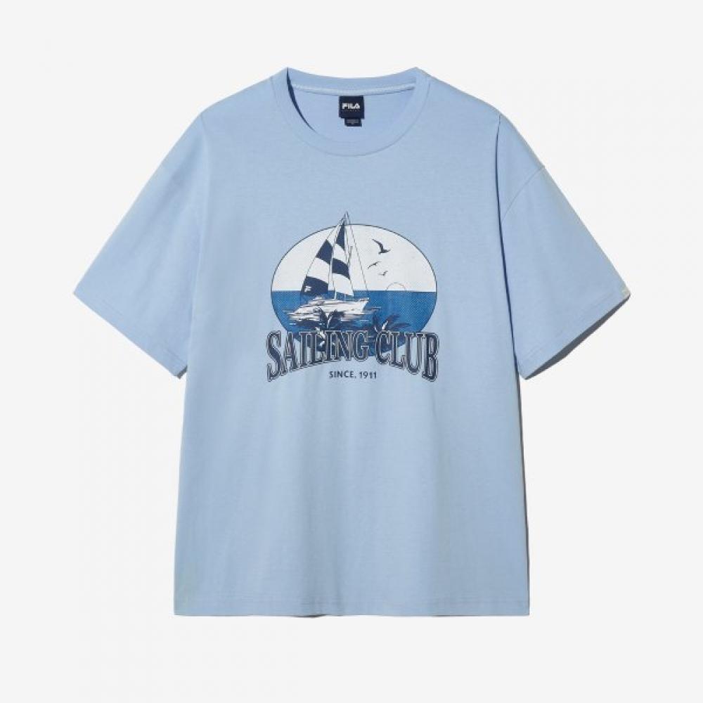 Fila Big Graphic Sailing T shirT LIGHTBLUE/110
