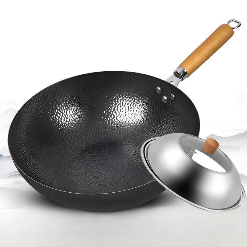 Wutuo Hammered Non-stick Iron Wok