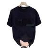 Trendy Brand Short-Sleeved Pure Cotton Men'S Printed T-Shirt Trendy Men'S And Women'S Versatile Round Neck T-Shirt Men'S