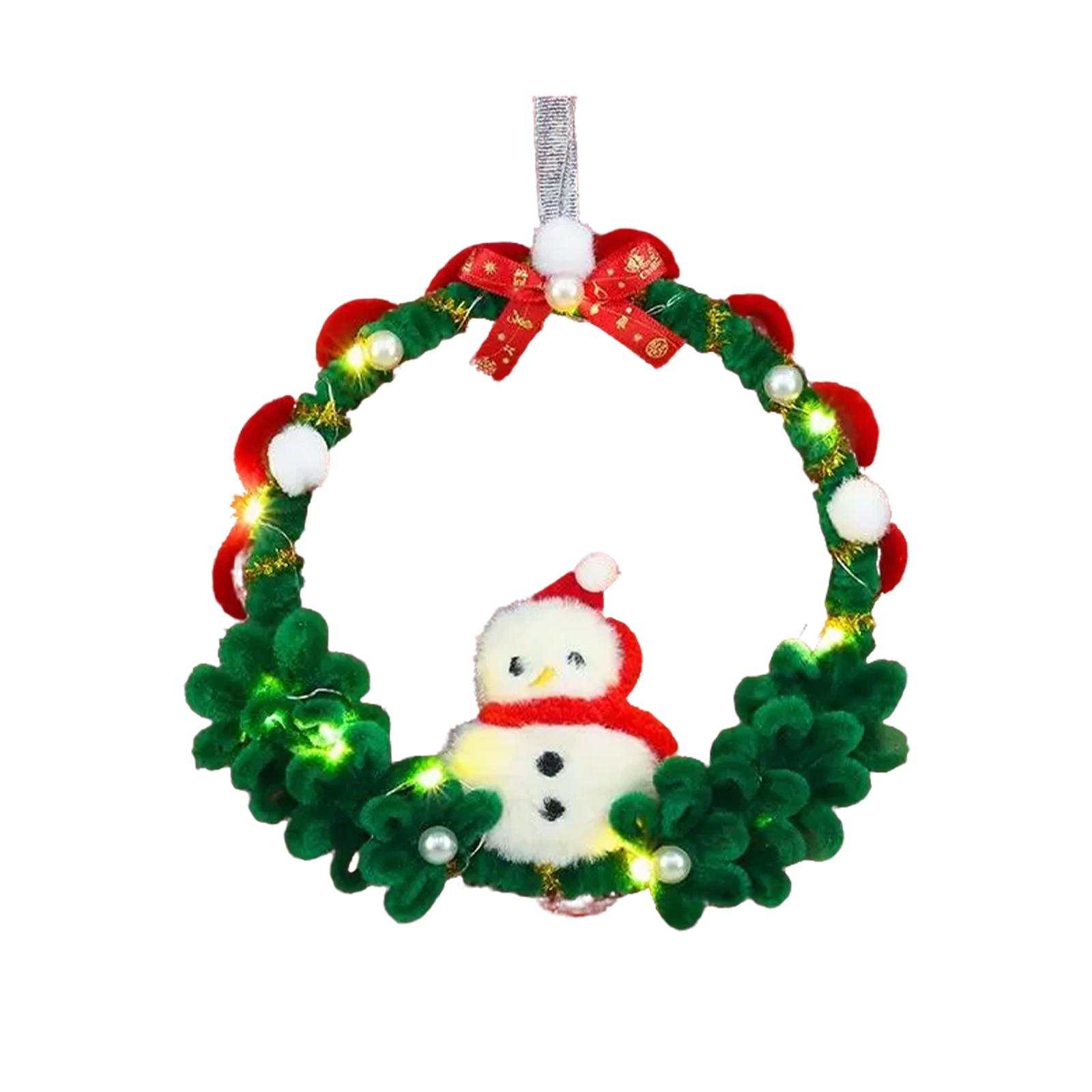 

DIY Christmas Wreaths For Front Door - 15.75x9.84x2.76 Inches, Garland Hangable Decor, Ornaments Tree Decorations Winter One Size