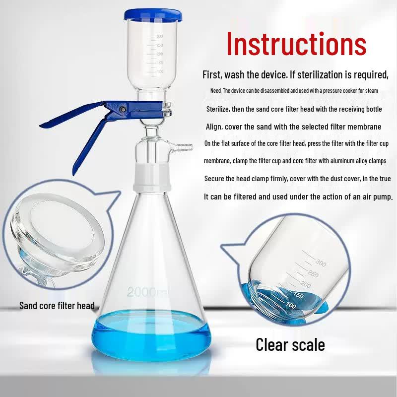 Laboratory Stainless Steel Sintered Core Filtration System
