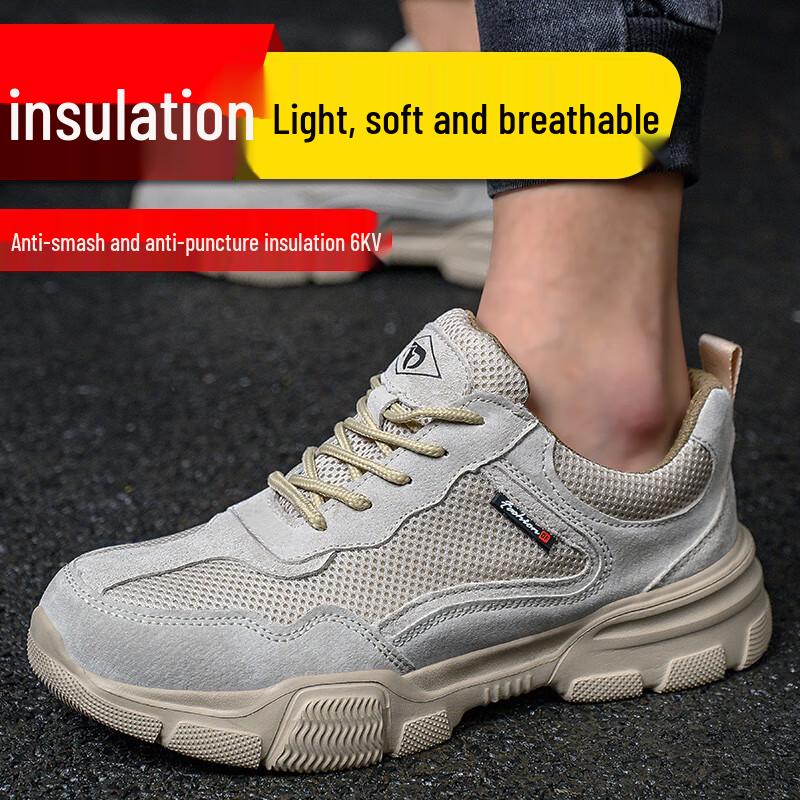 LAOGUANJIA Men s 6KV Insulated Anti-Smash Safety Shoes 39