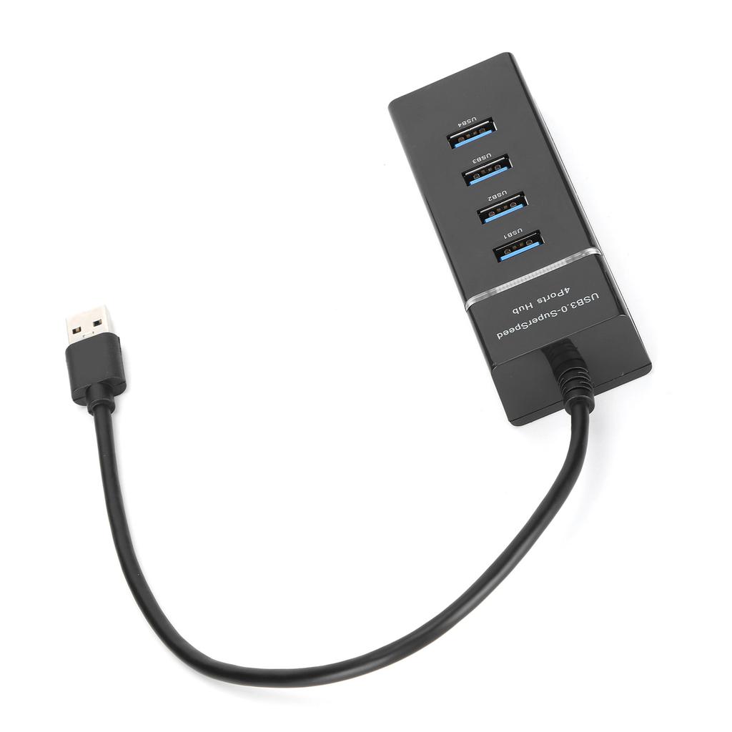 USB 3.0 HUB 4 Ports High Speed Slim Lightweight Hot Plug USB Splitter for Windows OS X Linux