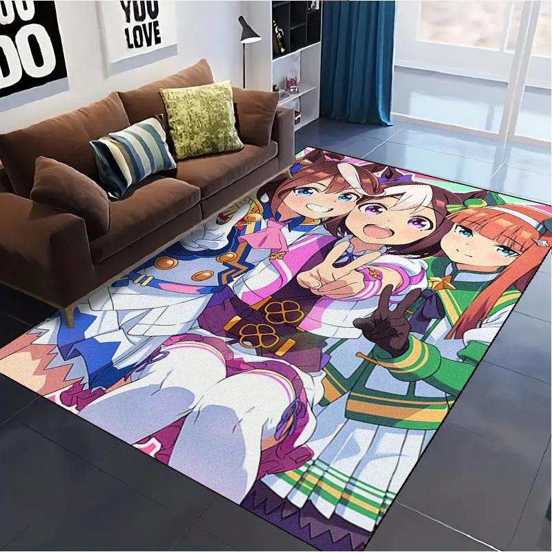 Pretty Derby Carpet Rug for Living Room Bedroom Home Sofa Decoration,Kids play Non-slip Floor Mat