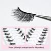 10 Pairs Half Lashes Free Shipping Fluffy Wispy Natural False Eyelashes Cheap Makeup Cat Eye Eyelashes