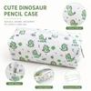 Metal Zipper Dinosaur Pencil Case Dinosaur Pattern Pen Storage Bag  Office Stationery