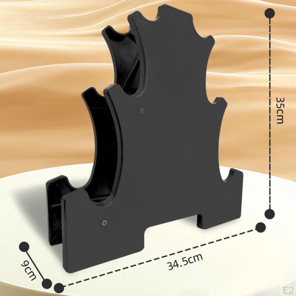 Hantelständer für den Haushalt, Gewichtsständer, 3-stöckiger Fitnessstudio-Halter für Fitness