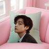 Singer Kim T-Tae-Hyung Office Cushion Pillowcase Car Cushion Cover45X45Cm Lumbar Pillowcase Sofa Pillowcover