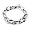 Two Tone Color Choker Necklace for Women Men with Long Chain Charm Pendant Big Cool Necklace Party Jewelry Necklace Bracelet Set