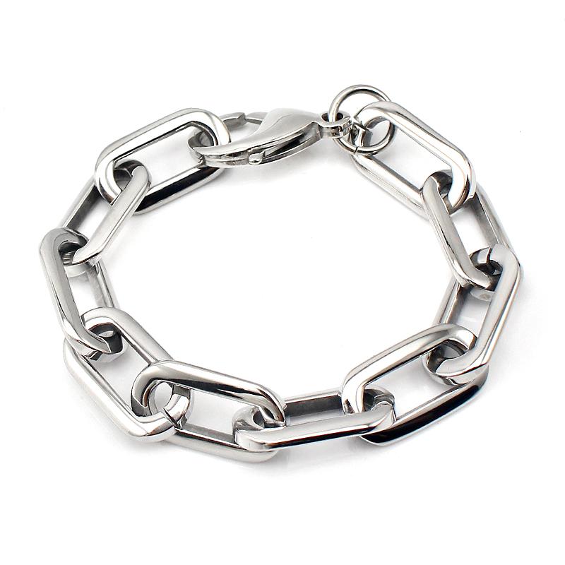 Two Tone Color Choker Necklace for Women Men with Long Chain Charm Pendant Big Cool Necklace Party Jewelry Necklace Bracelet Set