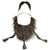 Novelty Realistic Fake Beard Natural Pirate Beard Mask Lightweight False Moustache  for Halloween