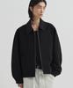 Draw Fit Contrast Work Trucker Jacket [Black]