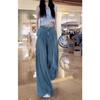 2025 Summer Women's Loose Fit Wide Leg Pants - Slimming, Versatile, Elastic Waist