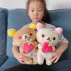 Erdbeere Rilakkuma Plüschtier Bär Stoffpuppe Zeichentricktiere Geschenke für Kinder Kinder