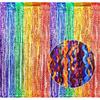 Wavy Tinsel Foil Fringe Curtain Background Decoration Rain Curtain Wedding Birthday Party Anniversary Christmas Decoration