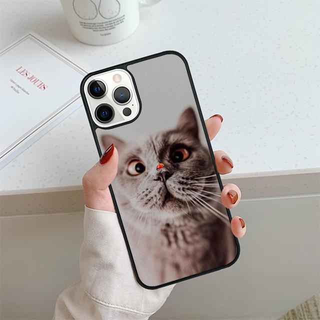 Liebes Haustier Niedliches Tier Katze Handyhülle Für iPhone 17 Air 14 15 16 13 12 Hülle Für Apple Pro Max 6S Plus Hülle