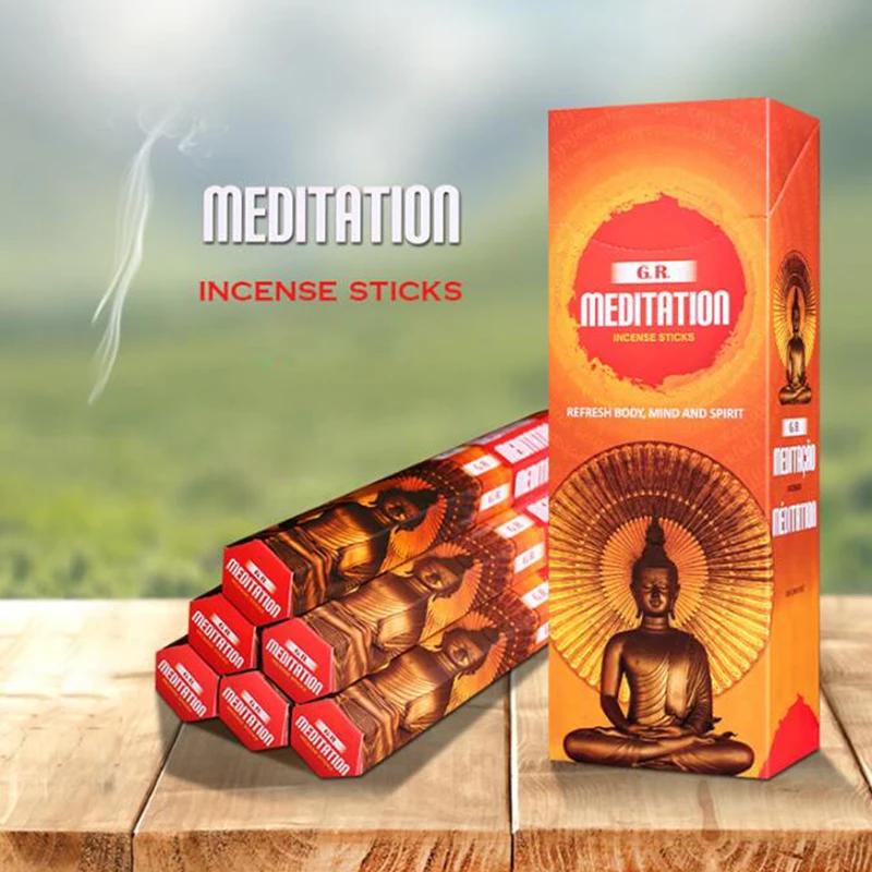 Fragrance 110pcs White Sage Lavender Incense Sticks Palo Santo Scents for Home Sandalwood Indian Incense Jasmine Home Fragrance