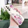 Satin Brocade Case For Samsung Galaxy A73 A53 A33 A23 A13 A03 A72 A52 A52S A32 A22 A12 A02 A02S A71 A51 A31 A21S 4G 5G Cover