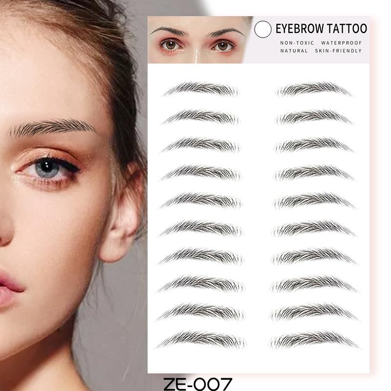 Eyebrow Sticker 6D Simulated Eyebrow Sticker Ecological Bionic Eyebrow Lazy Eyebrow Sticker Template Eyebrow Sticker Eyebrow Tattoo Sticker