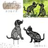 Harujio Gardening Dog Cat Garden Garden Scandinavian Cute and Stylish Iron Interior Gardening Ornaments, & Ornaments, Accessories, Objects, Style,