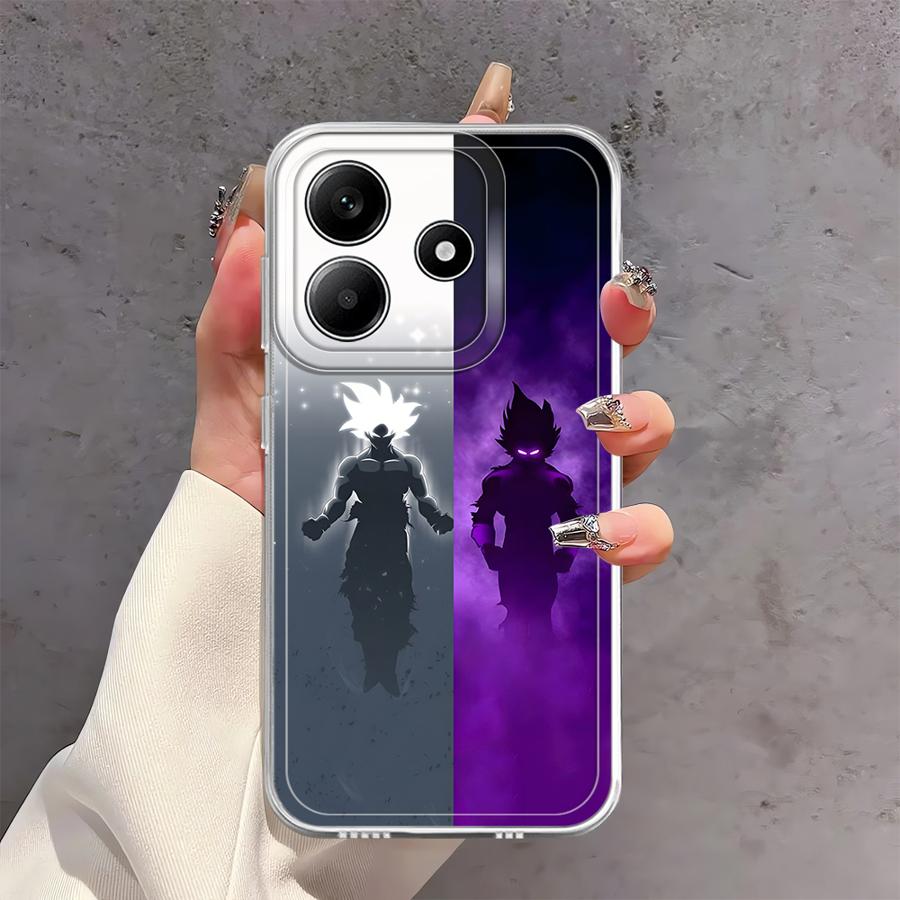 Dragon Ball Goku Vegeta Case for Xiaomi Redmi Note 14 Pro Plus Note 13 12 A4 14C 9 10 13C 10S 11 12S 11S Soft Phone Cover