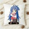 Cute I-Izumi K-Konata Double-Sided Printed Square Decorative Cushion Cover For Sofa Living Room Home Decor