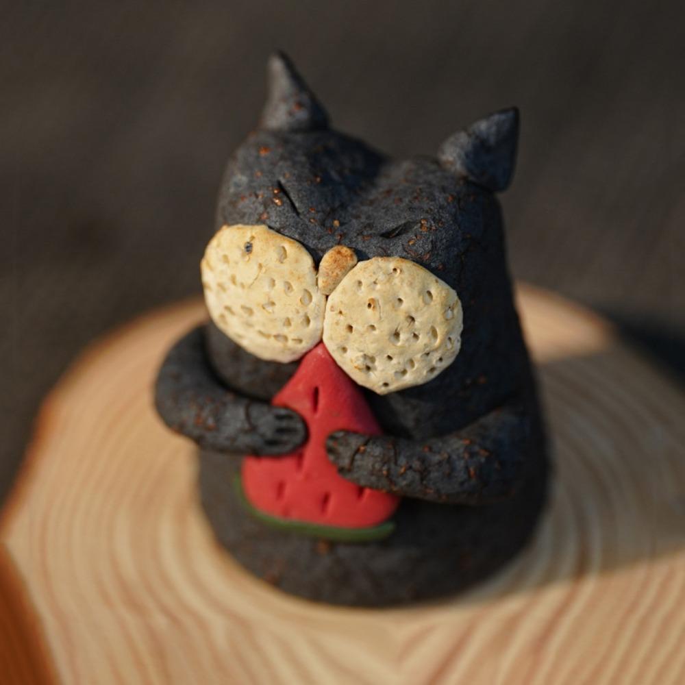 

Handmade Miniature Figurines Cute Tea Pet Ornament Cultural and Creative Decorative Ornaments Gift Style A