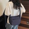 Large Capacity Solid Color Commuter Shoulder Bag Women's Crossbody Bag