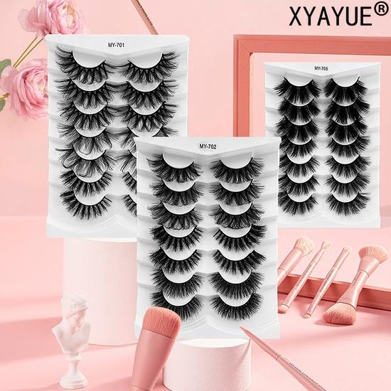 7 Pairs  Lashes Mink Individual Lashes Magnetic Lashes Lashes Extension Lashes That Look Like Extensions Lashes Extension Hk  Lashes Natural Look