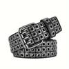Punk Style Rivet Belt For Men And Women, Ideal choice for Gifts