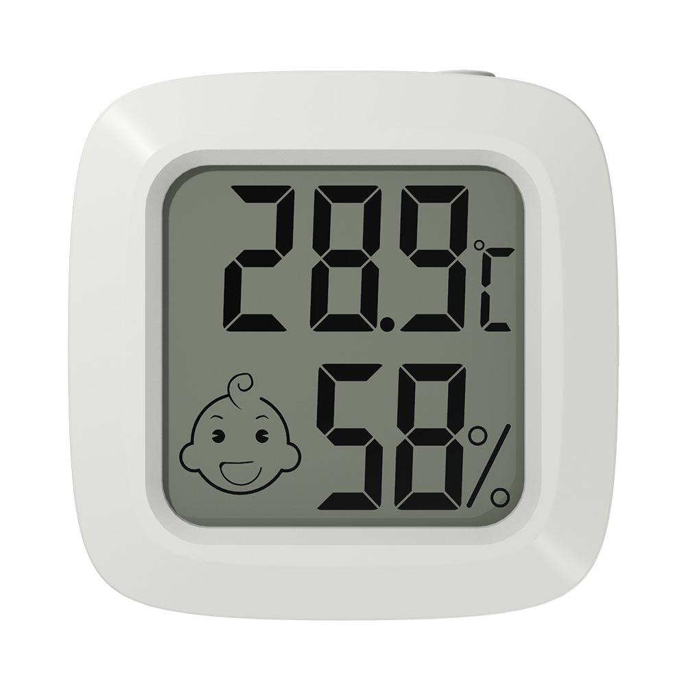 High-Precision Digital Indoor Baby Thermometer with Smiley Display and Built-in Magnetic Mount